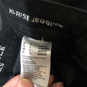 America Eagle hi rise jegging black!